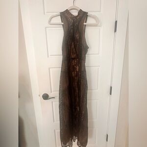 Anthropologie Lace Midi Dress